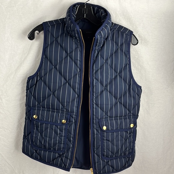 J crew xs excursion pin stripe vest - Picture 9 of 9